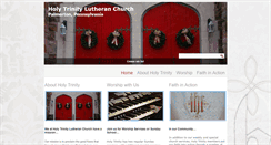 Desktop Screenshot of holytrinitypalmerton.org