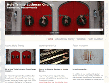 Tablet Screenshot of holytrinitypalmerton.org